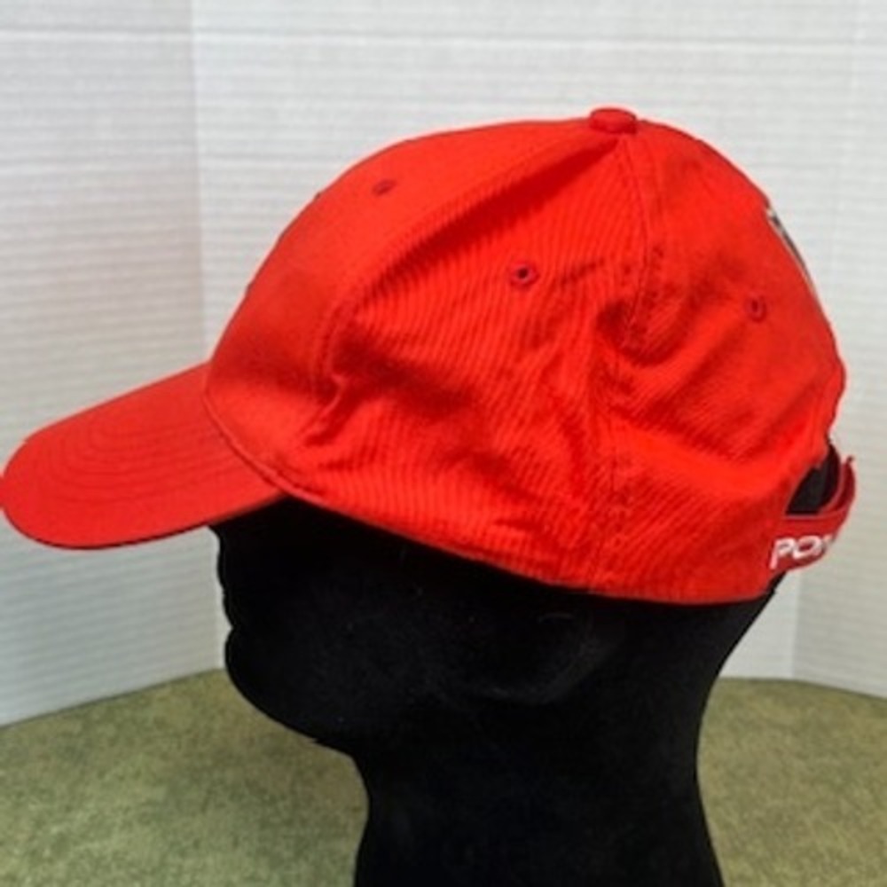 Red Pontiac Racing Embroidered Baseball Cap Hat Adjustable - Picture 6 of 7